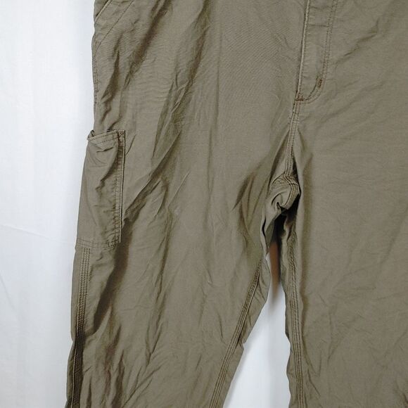 Carhartt B151 Brown Canvas Work Dungarees Loose Fit Pants Men's Size 42 x 32 Wor - Picture 5 of 10